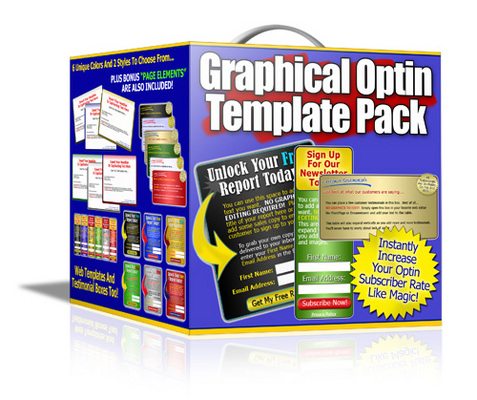 Product picture NEW # Graphical Optin Template Pack