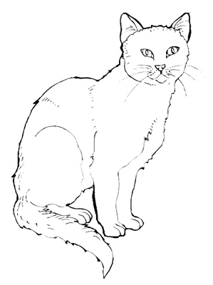 Product picture Cats Printable Pyrography Stencils