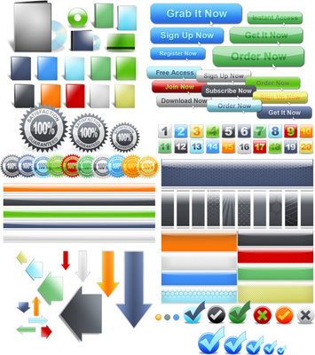 Product picture Web 2.0 Graphics Pack V2