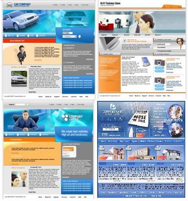 Product picture 90 Professional Web Templates - With psd source